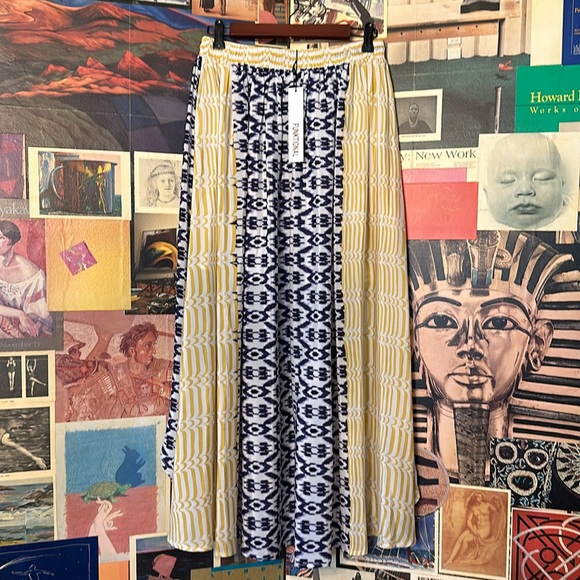 Anthropologie Bent Stripes Asymmetric Skirt by Funktional LARGE - Picture 7 of 12